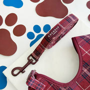 Cocopup Mulberry Plaid Dog Lead