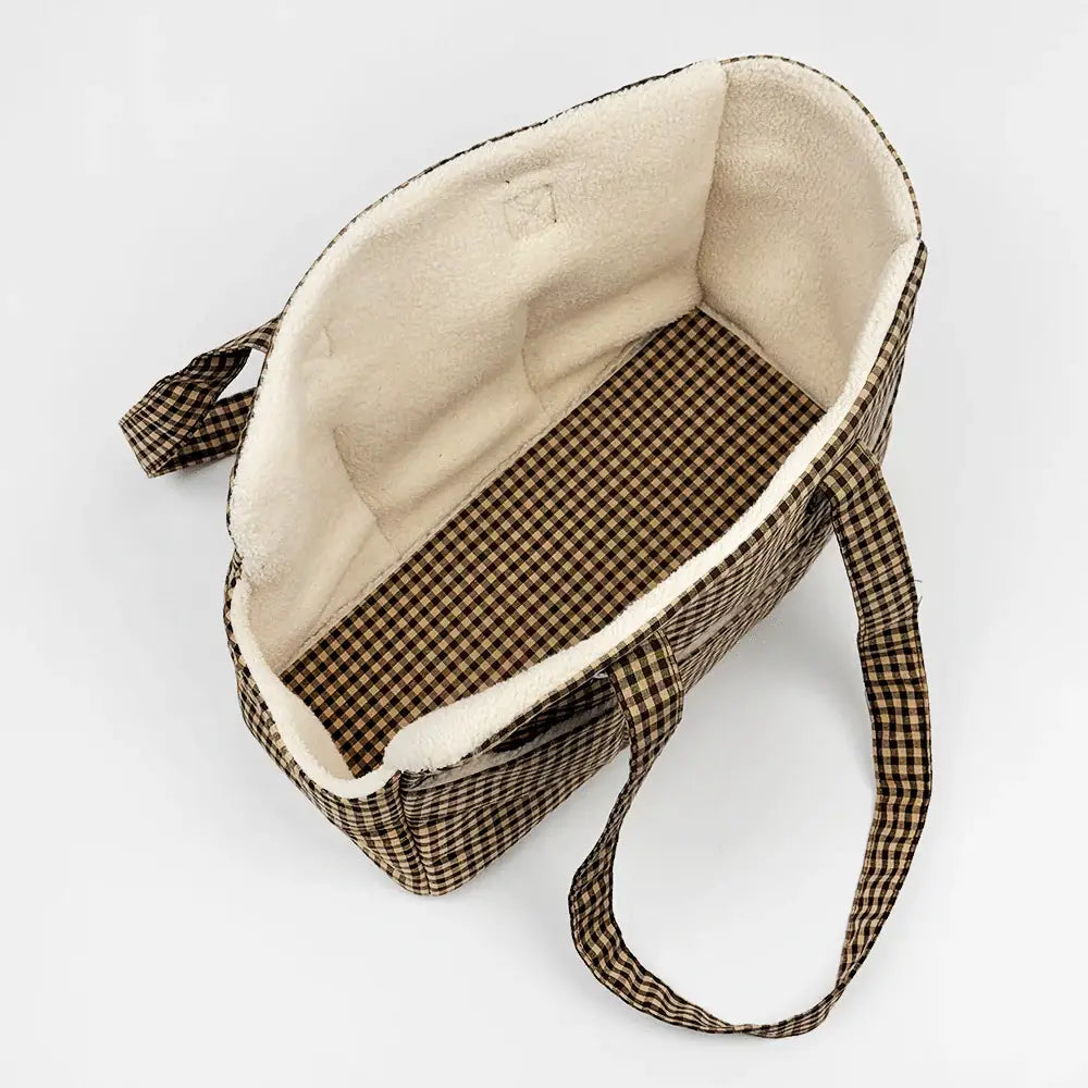Cocopup Cotswolds Check Dog Carrier