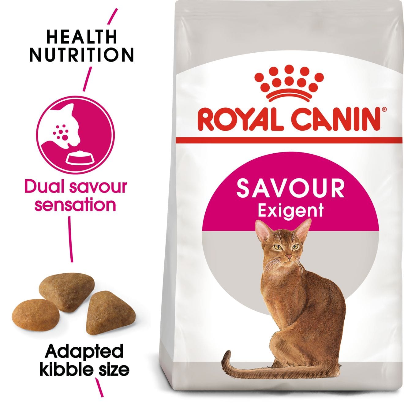 Royal Canin Savour Exigent Dry Cat Food for Fussy Adult Cats, 400g