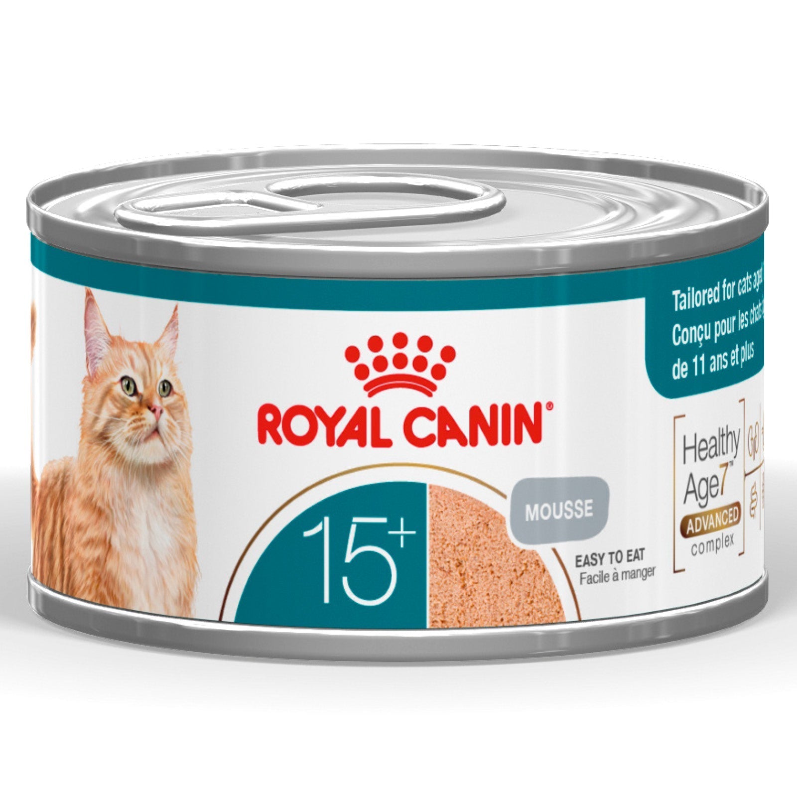 Royal Canin Ageing 15+ Ultra Soft Mousse Wet Cat Food for Senior Cats, 85g