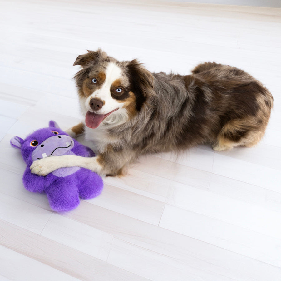 Kong Snuzzles Hippo Dog Toy, Extra Large