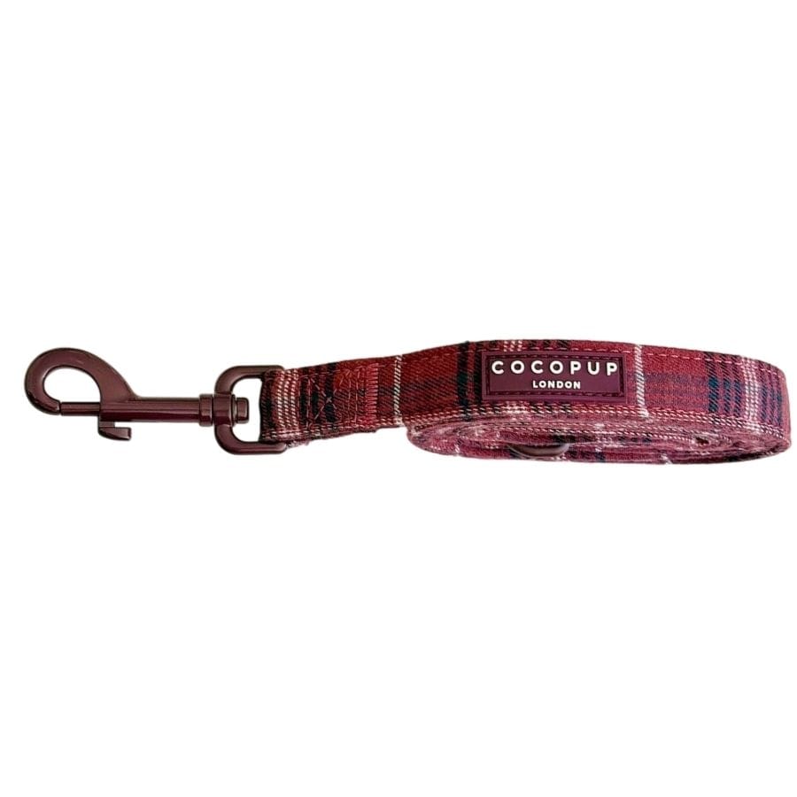 Cocopup Mulberry Plaid Dog Lead