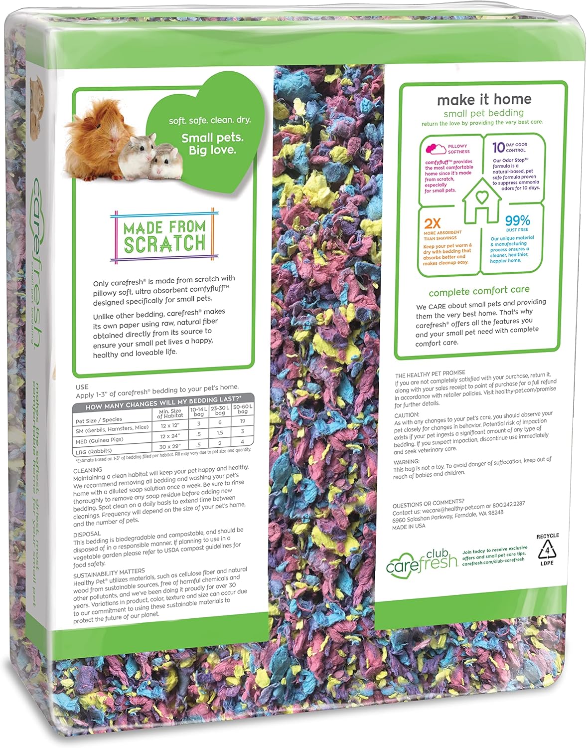 Chipsi Carefresh Pet Bedding with Odour Control