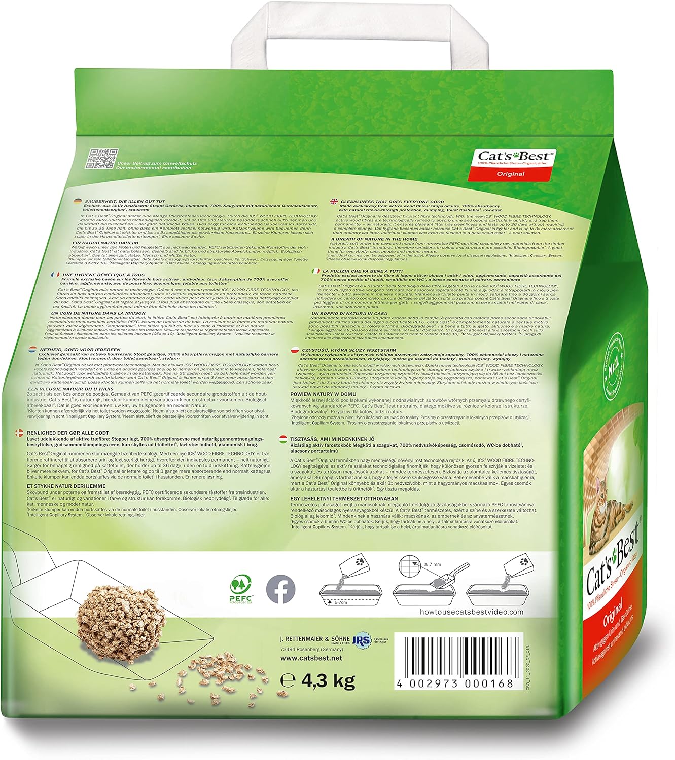 Cat's Best Original Clumping Cat Litter