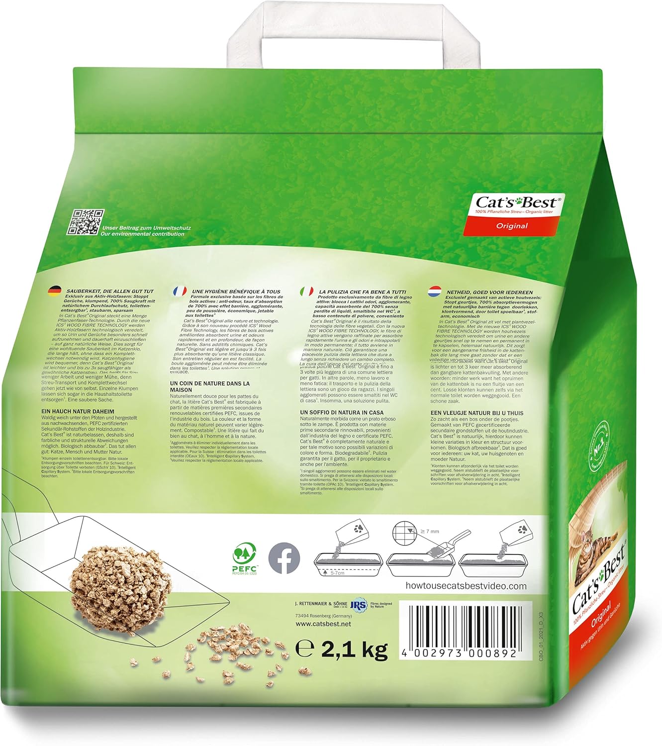 Cat's Best Original Clumping Cat Litter