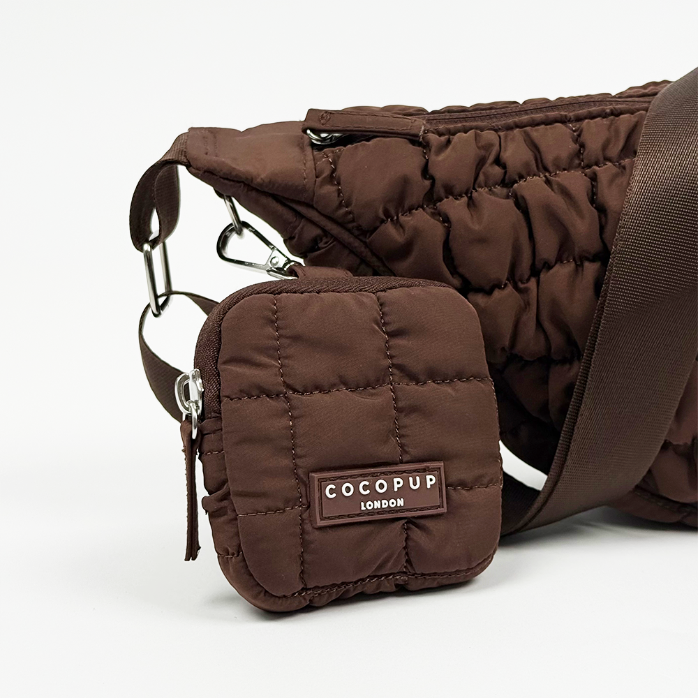 Cocopup Crescent Dog Treat Pouch - Espresso