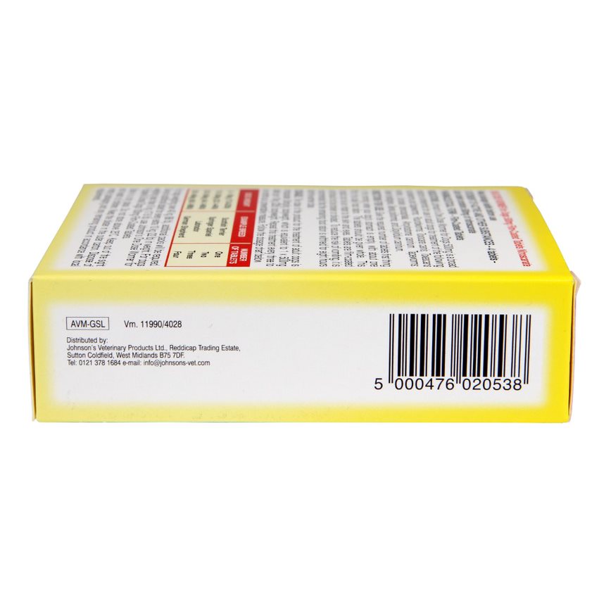 Johnson's One Dose Wormer for Medium & Large Breed Puppies & Adult Dogs, Size 3