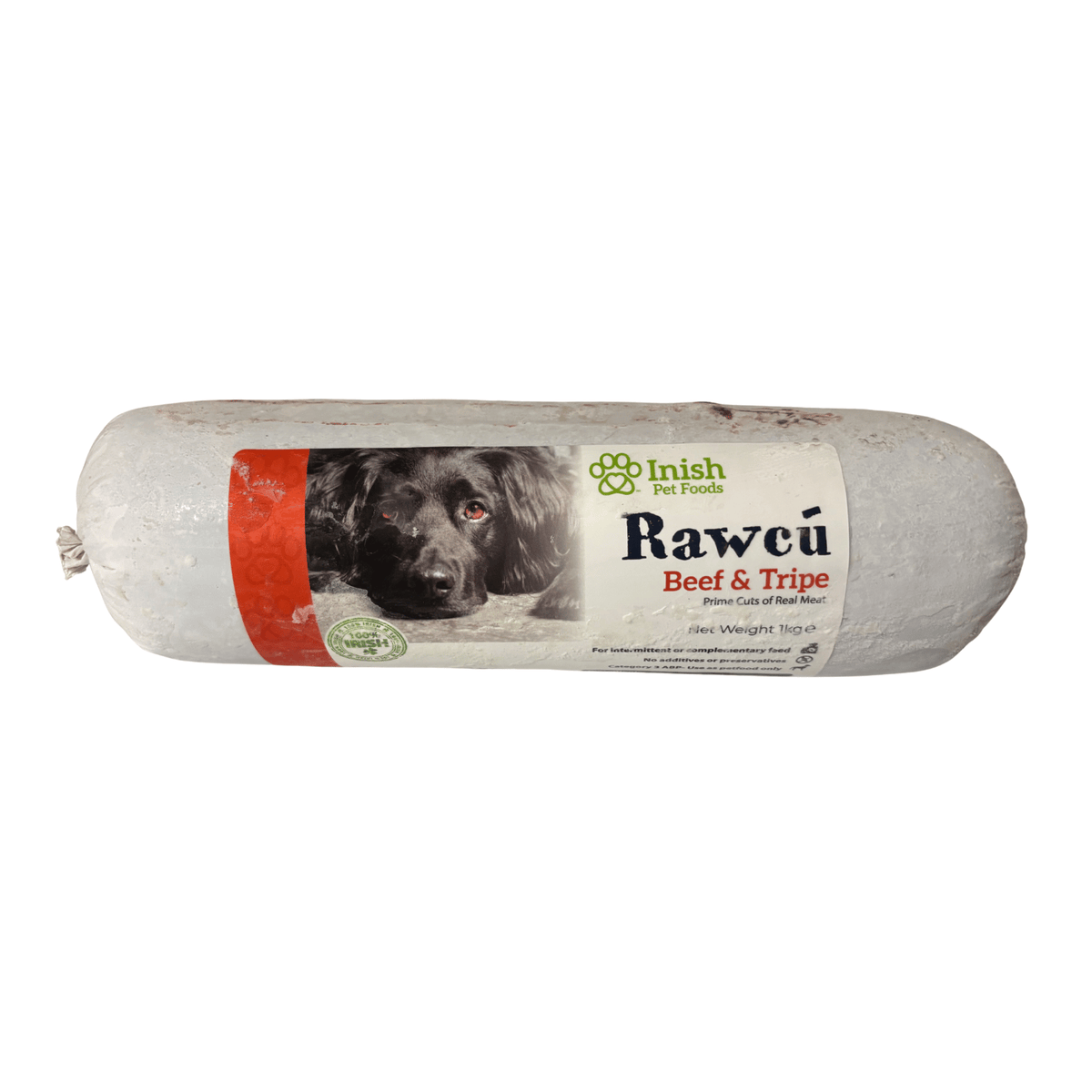 RawCú Beef & Tripe Raw Dog Food, 1kg