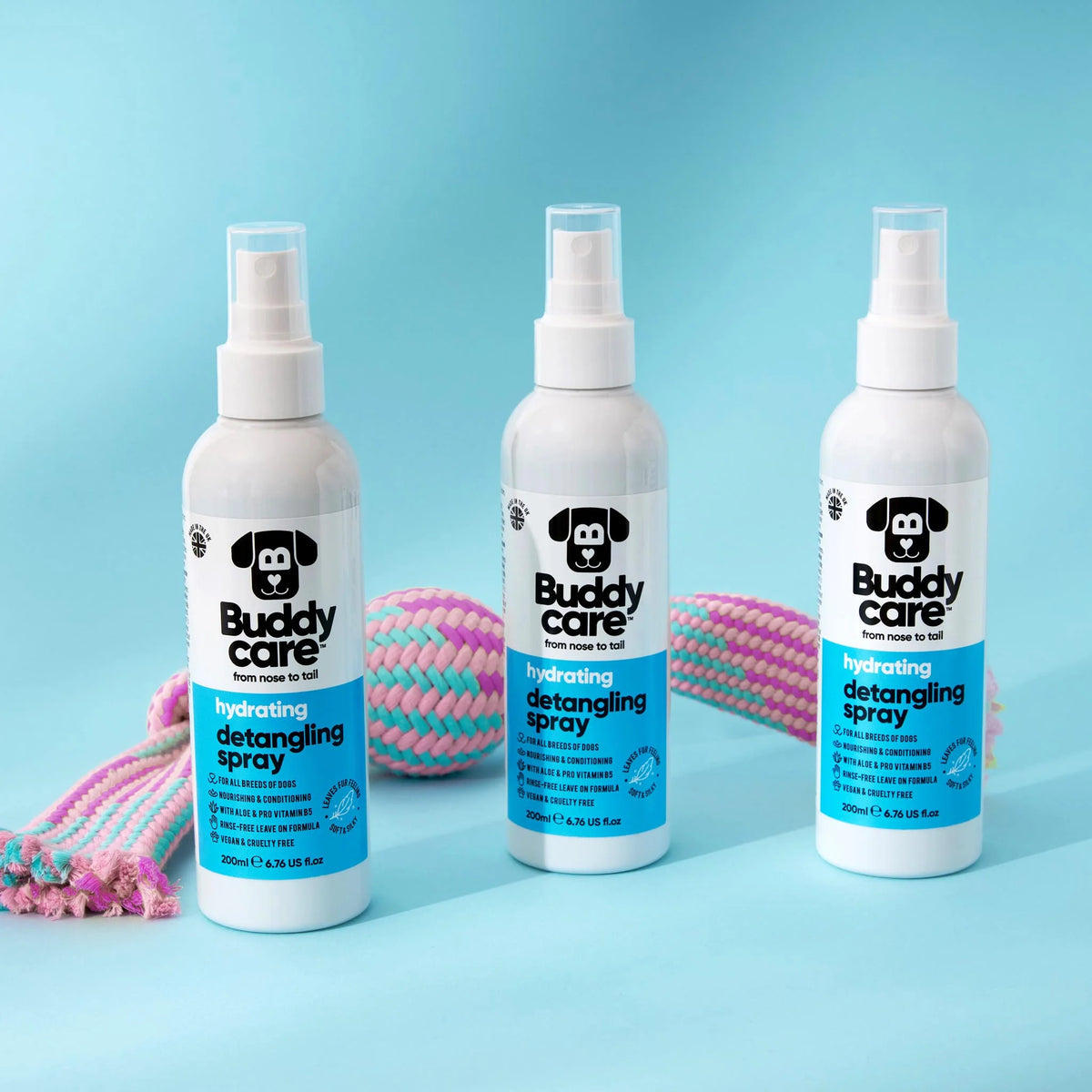 Buddycare Dog Hydrating Detangling Spray, 200ml