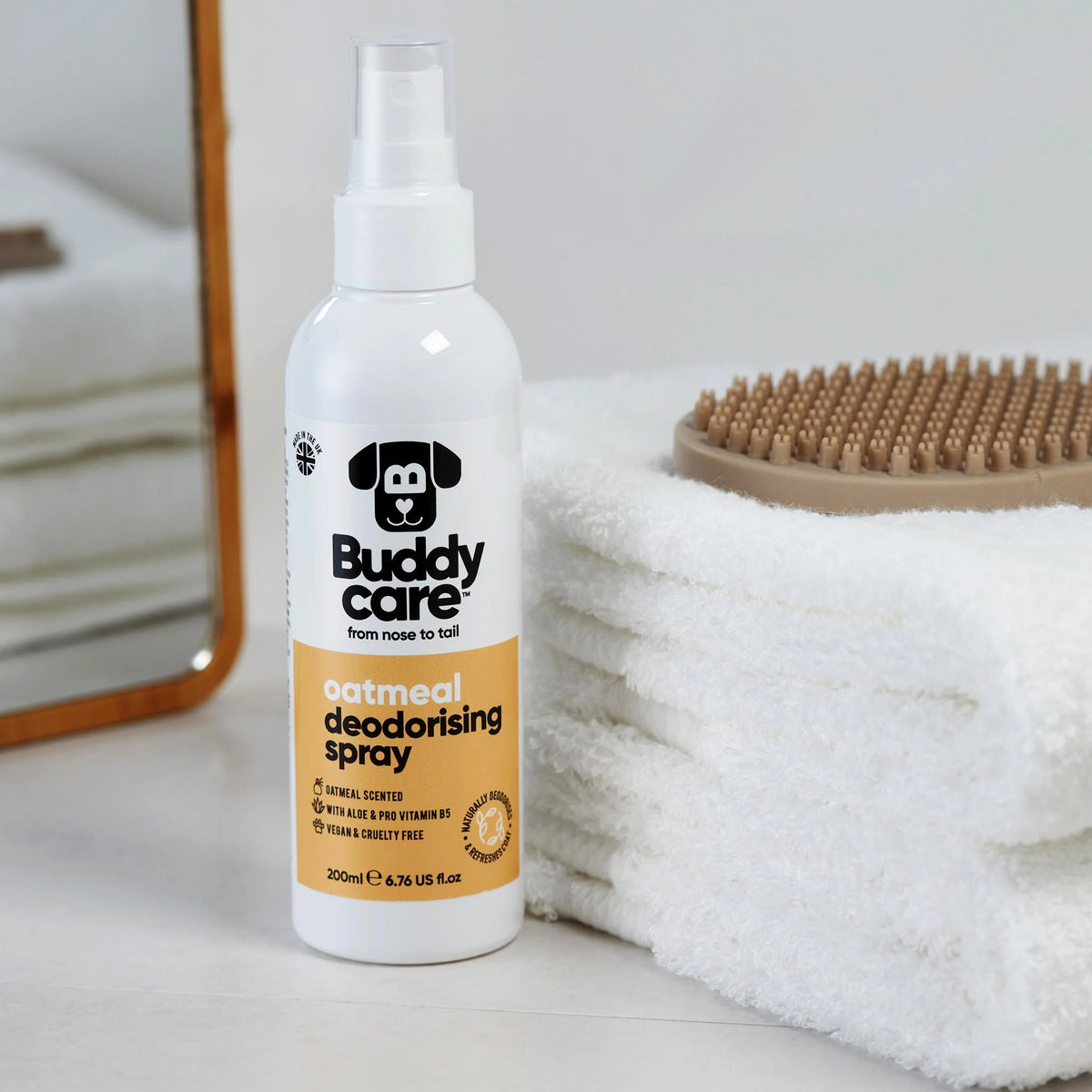 Buddycare Oatmeal Dog Deodorising Spray, 200ml