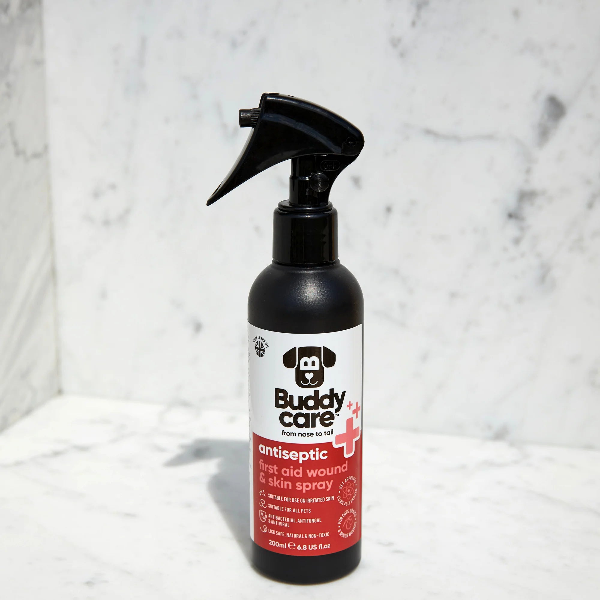 Buddycare Antiseptic First Aid & Wound Spray, 200ml