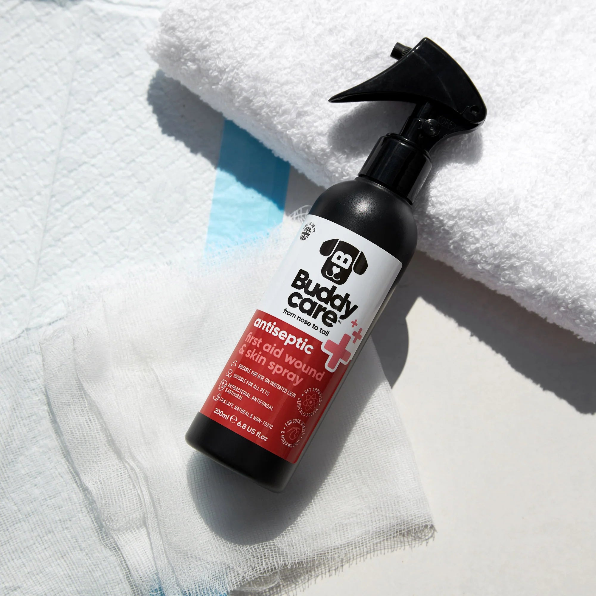 Buddycare Antiseptic First Aid & Wound Spray, 200ml