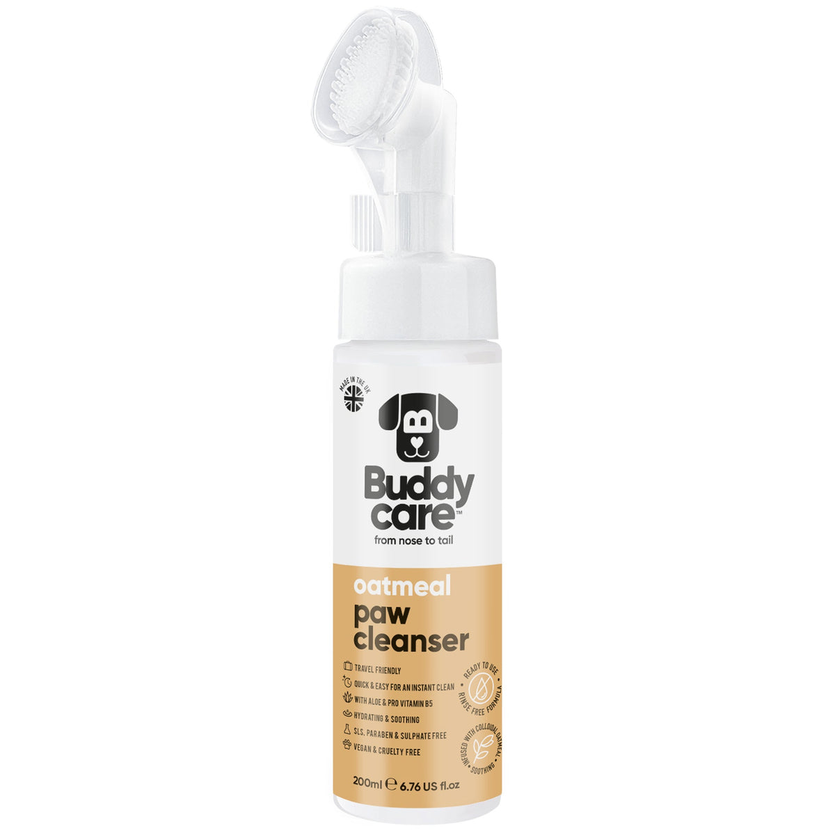 Buddycare Oatmeal Paw Cleanser, 200ml