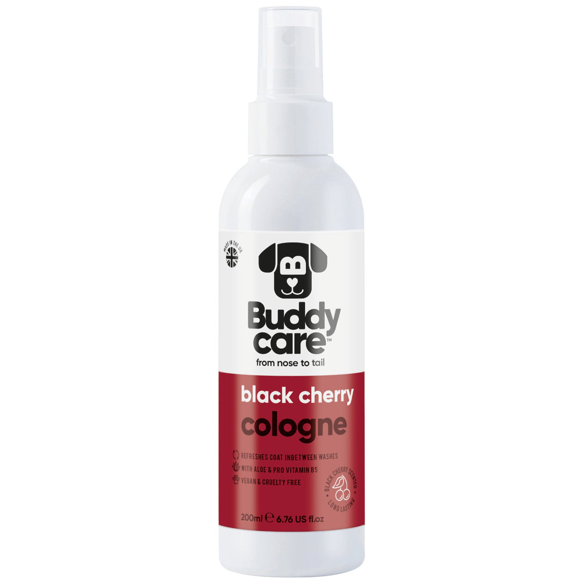 Buddycare Black Cherry Dog Cologne, 200ml