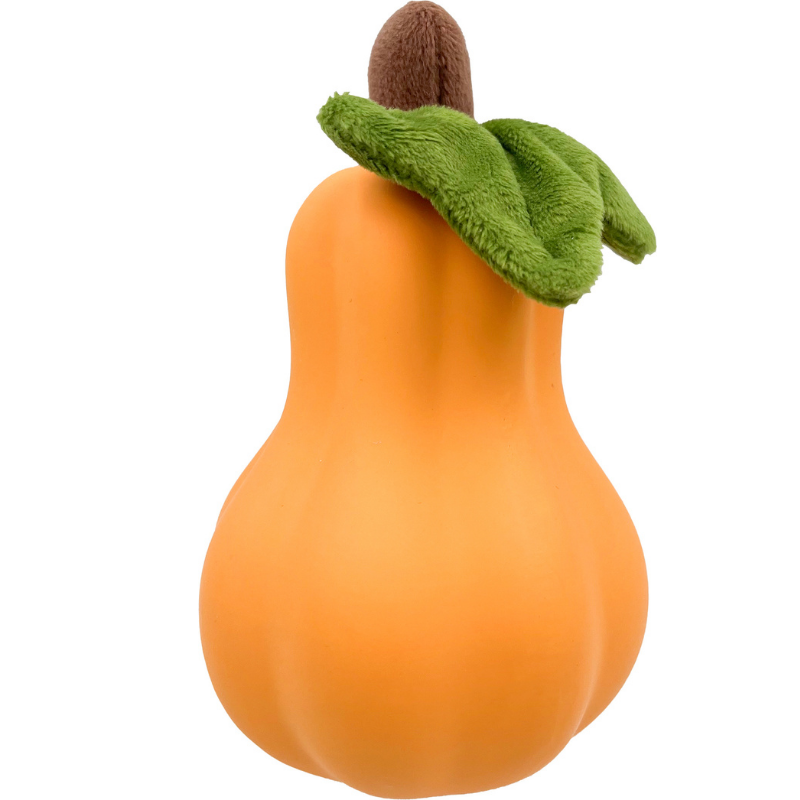 Hem & Boo Fruit Latex Dog Toy - Butternut Squash