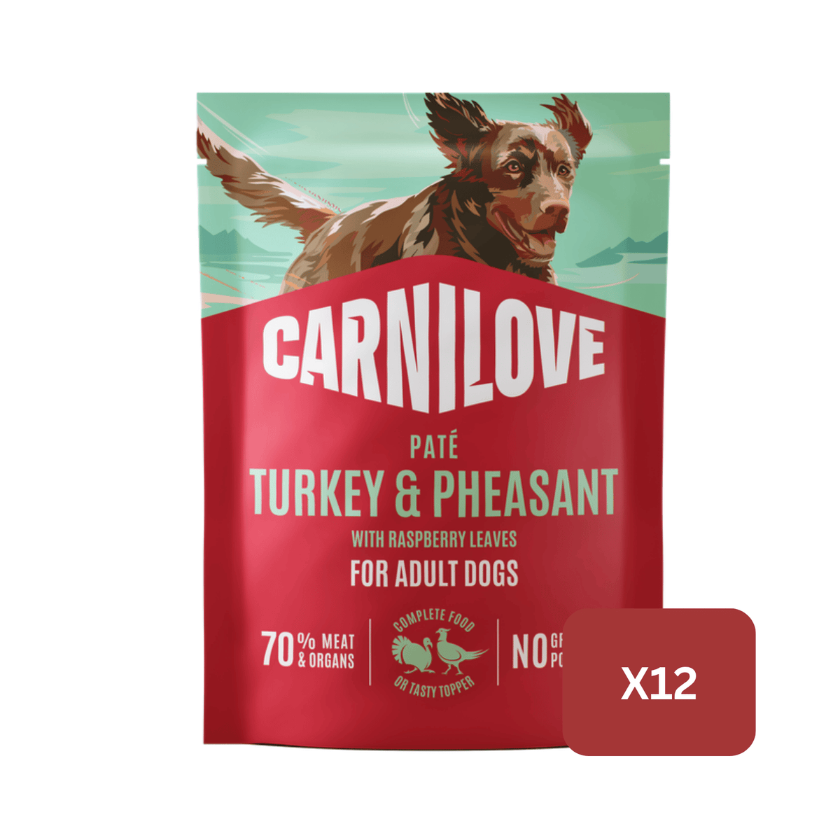 Carnilove Pheasant with Raspberry Wet Dog Food for Adult Dogs, 300g