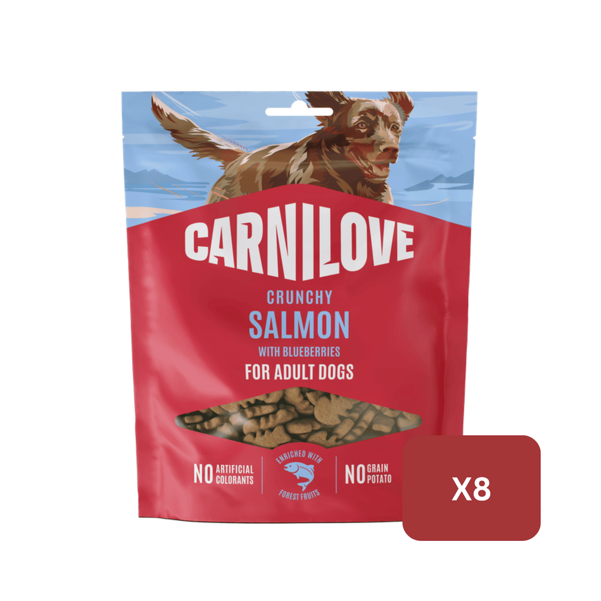 Carnilove Salmon with Blueberries Crunchy Dog Treats, 200g