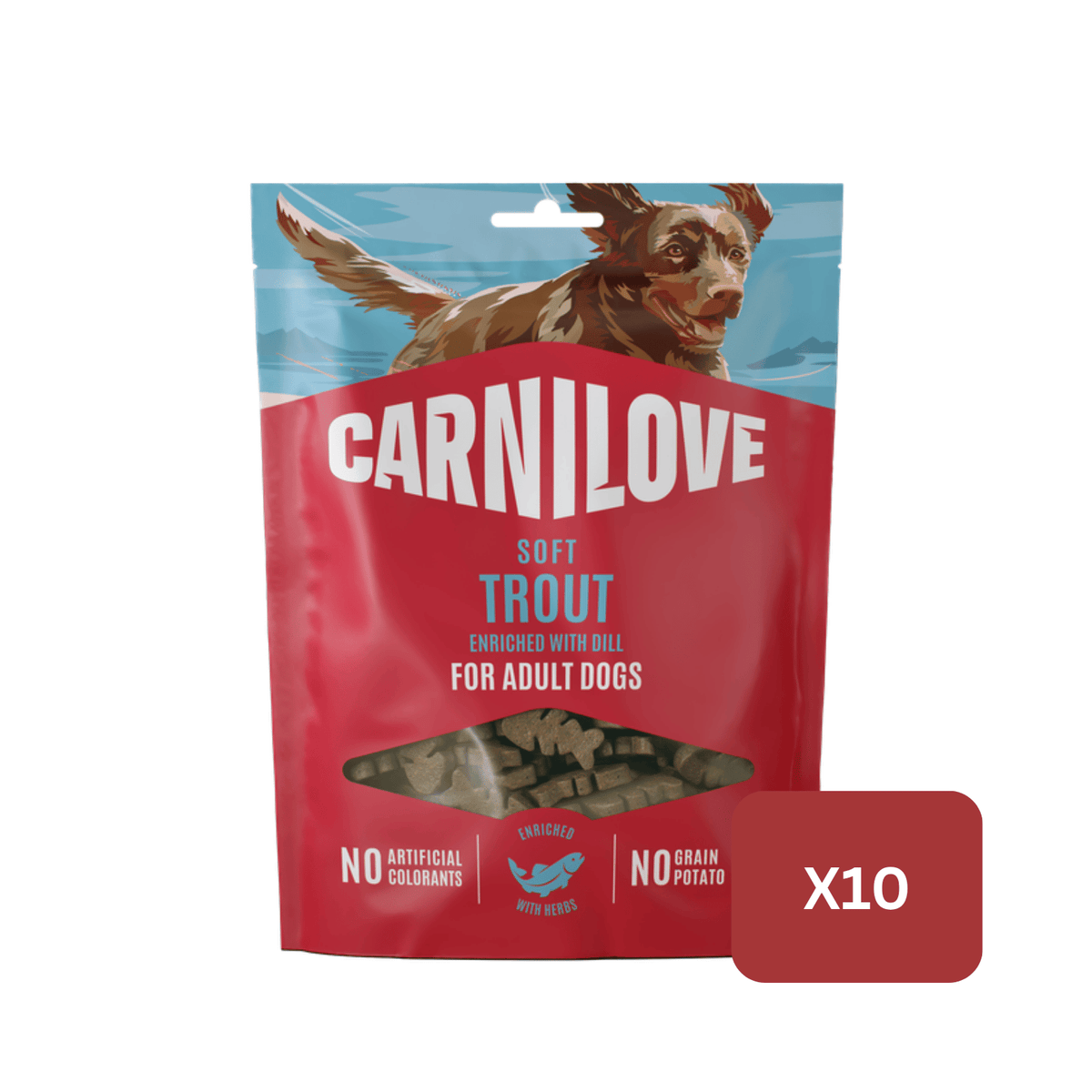 Carnilove Trout Enriched with Dill Soft Dog Treats, 200g