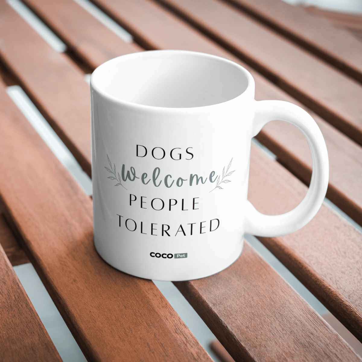Dogs Welcome People Tolerated Mug