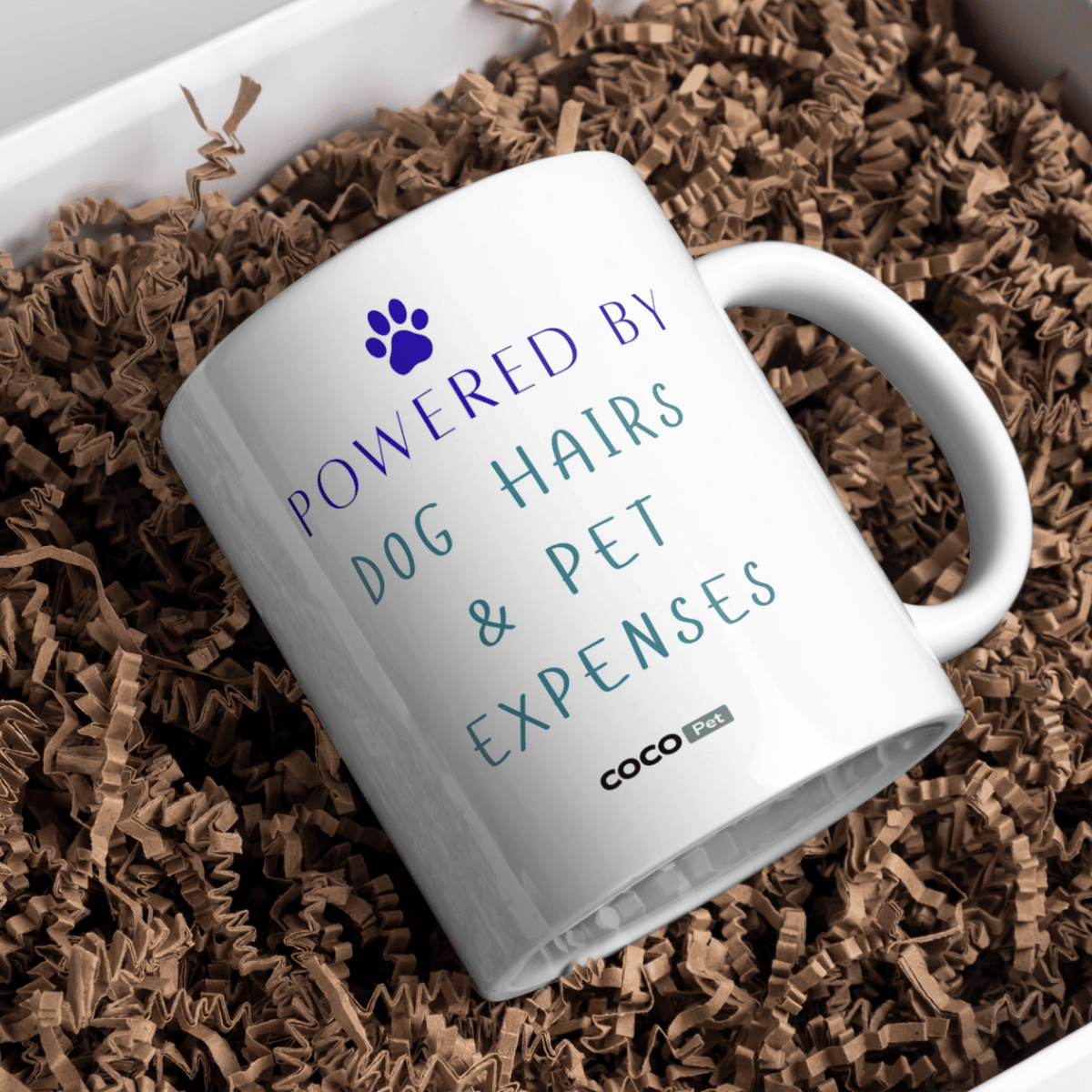Powered By Dog Hairs & Pet Expenses Mug