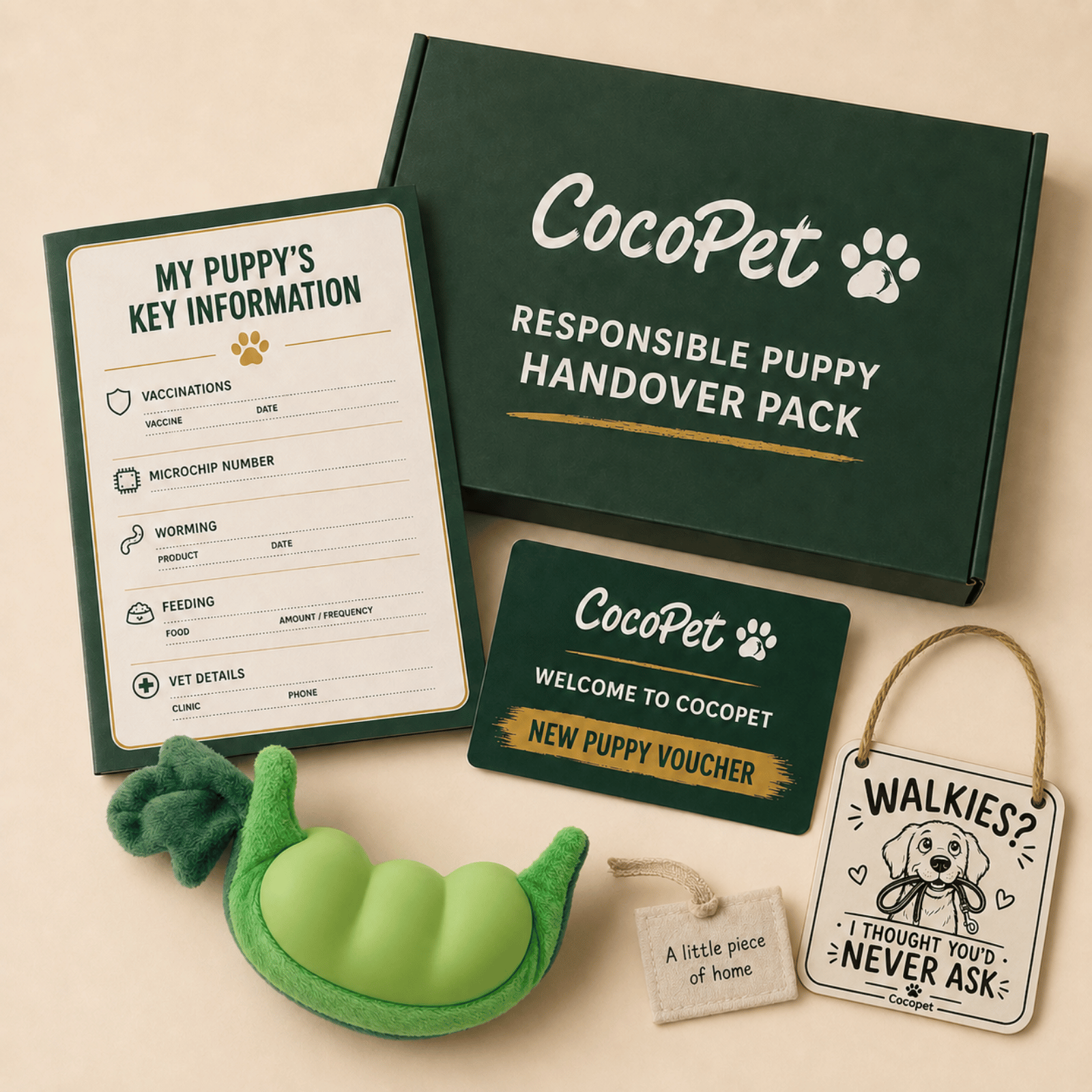 CocoPet Responsible Puppy Handover Pack
