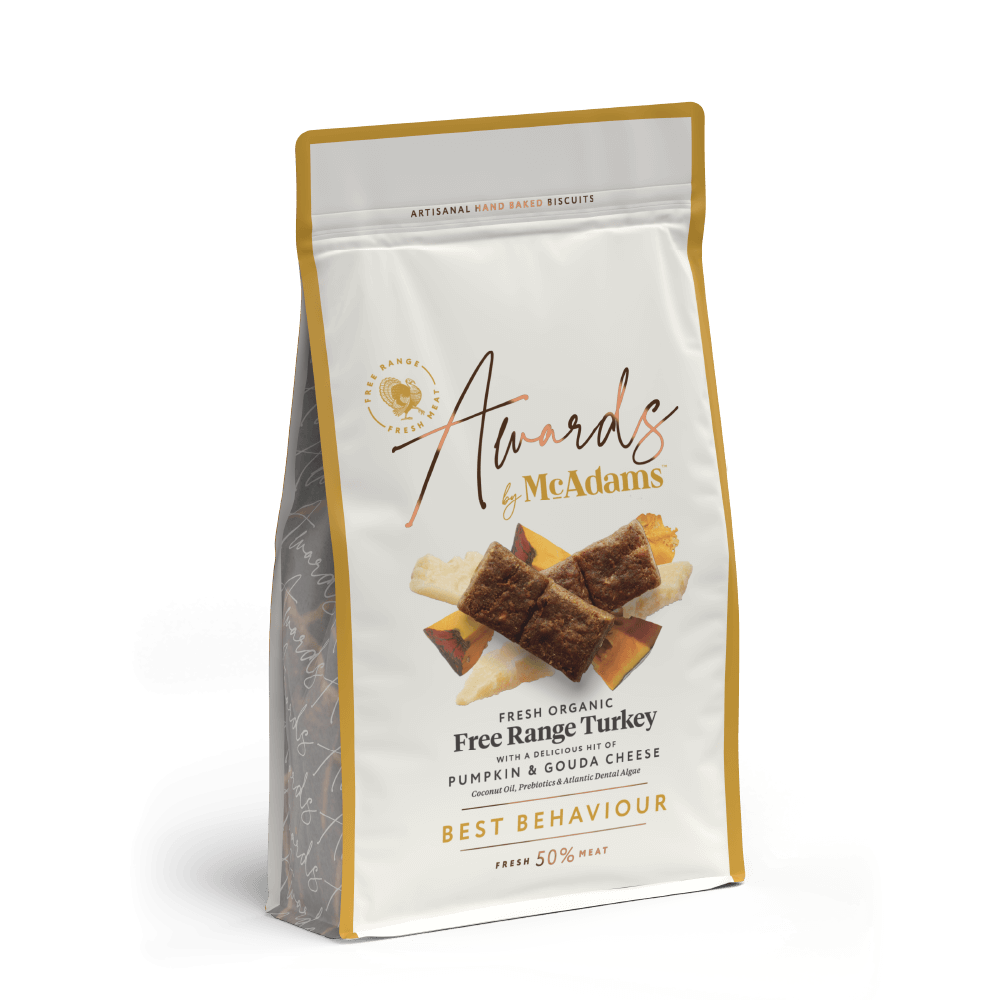 McAdams Best Behaviour Free Range Turkey with Pumpkin & Gouda Cheese Dog Treats