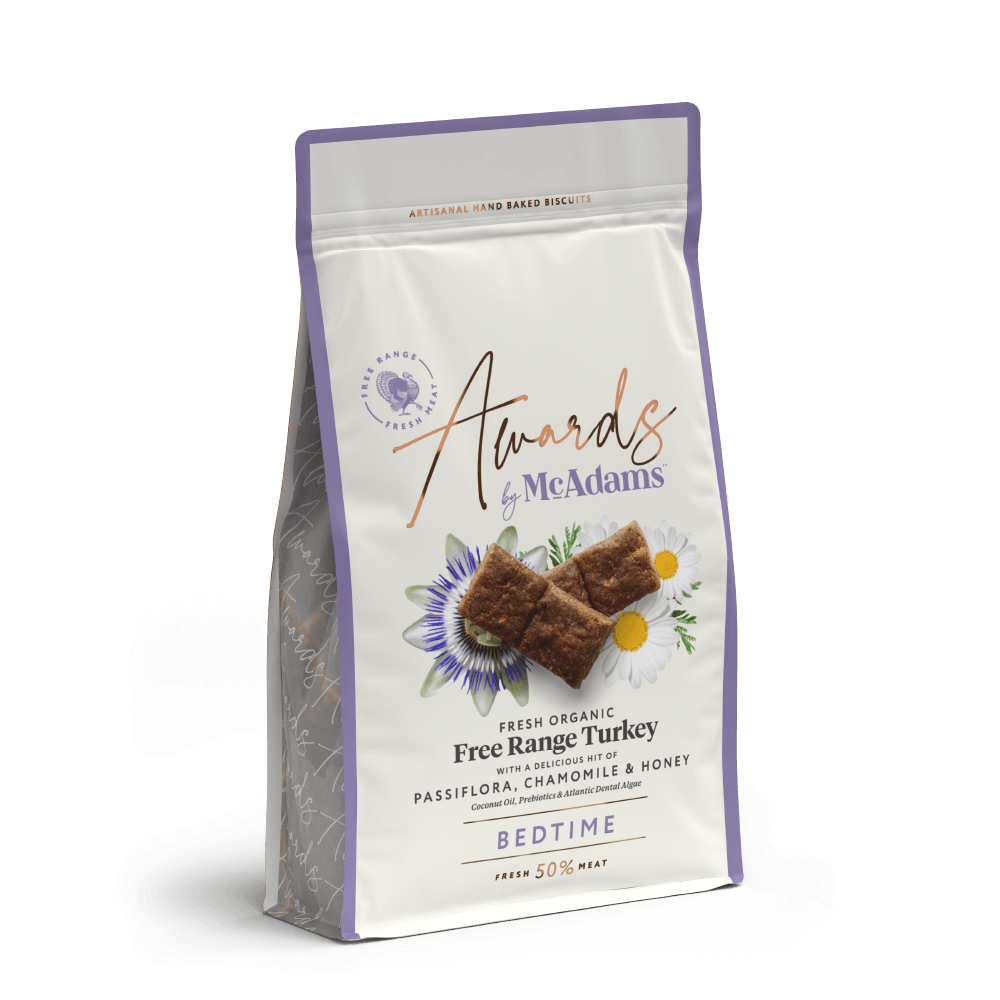McAdams Bedtime Free Range Turkey with Passiflora, Chamomile & Honey Dog Treats