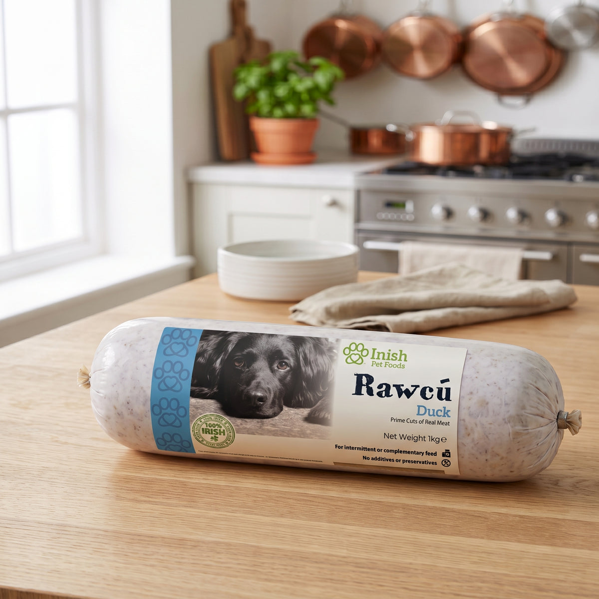 RawCú Duck Raw Dog Food, 1kg