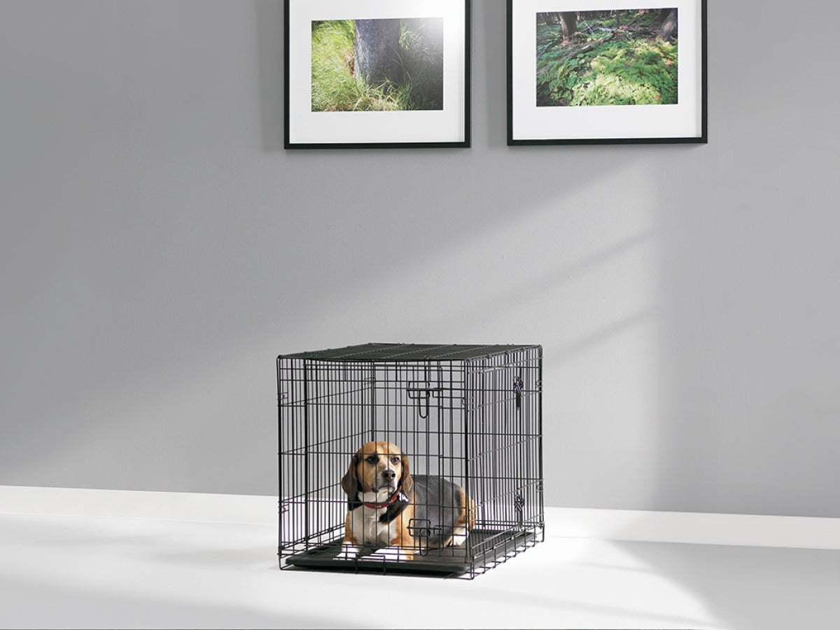 Savic Dog Cottage Dog Crate, 76cm Black