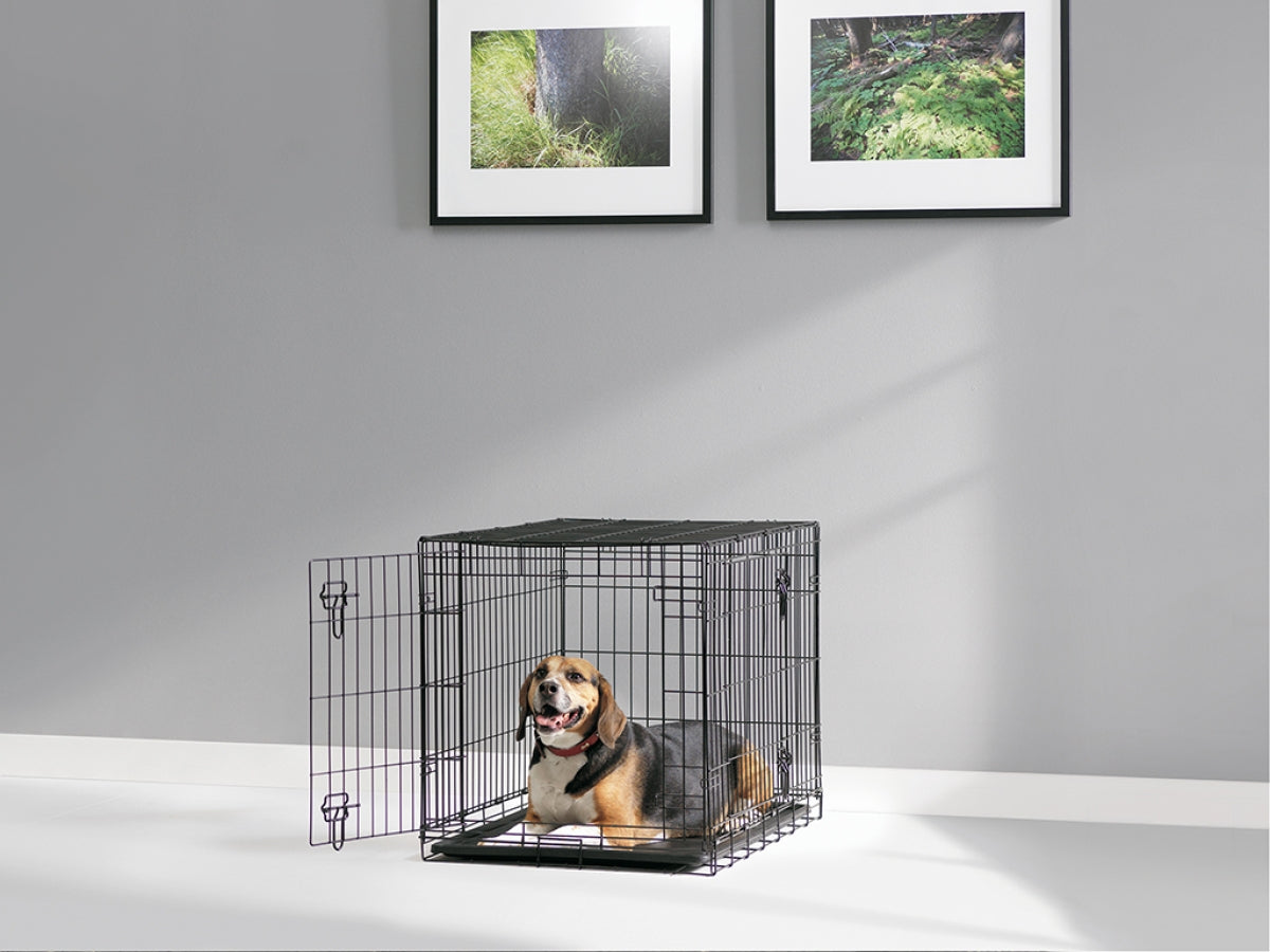 Savic Dog Cottage Dog Crate, 91cm Black