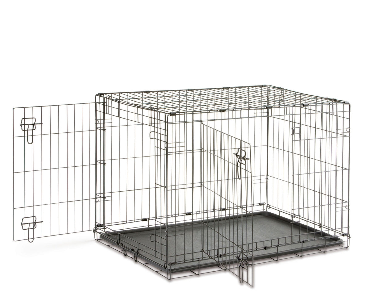 Savic Dog Cottage Dog Crate, 76cm Black