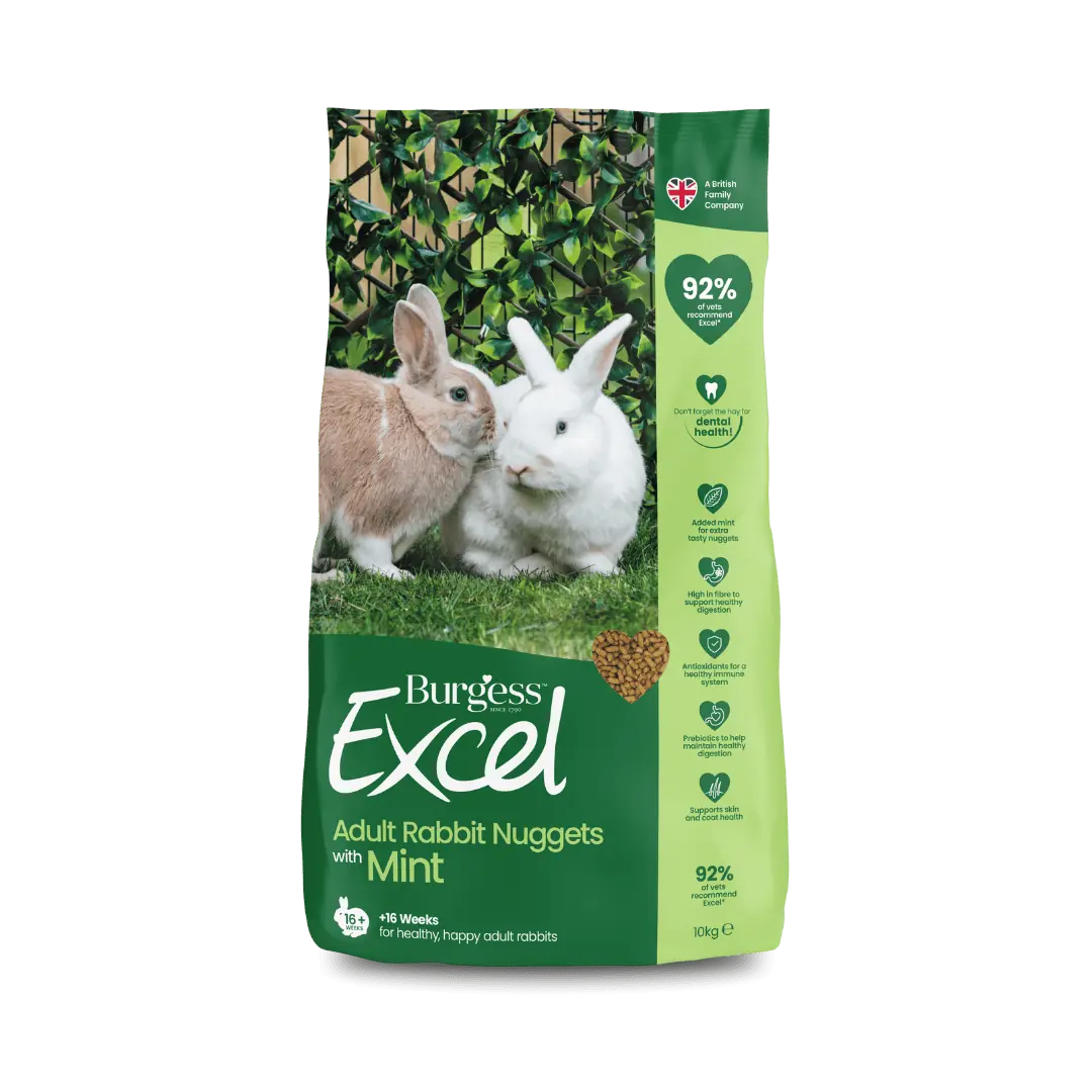 Burgess Excel Adult Rabbit Nuggets with Mint
