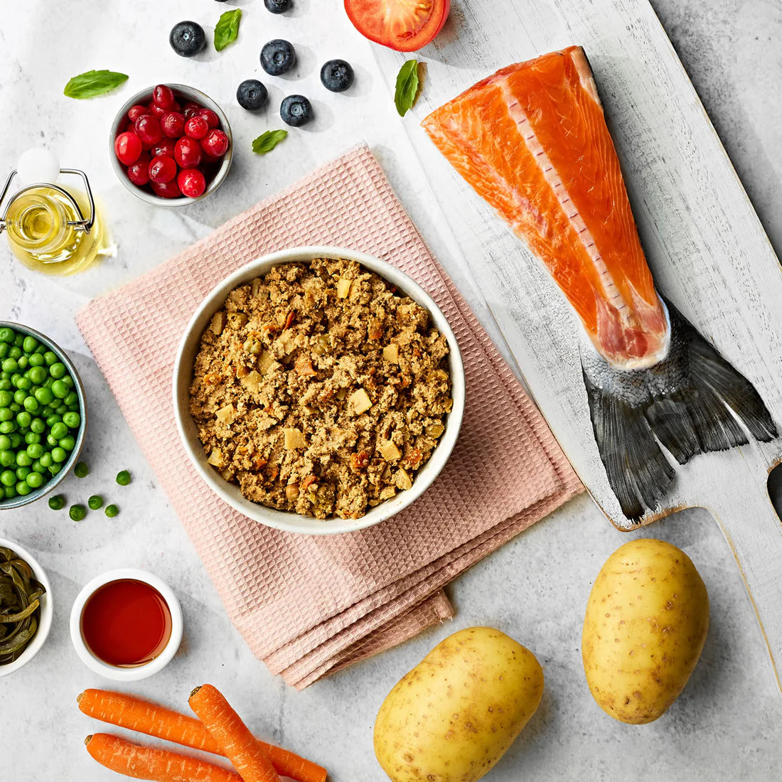 Naturo Salmon with Potato & Vegetables Wet Dog Food for Adult Dogs, 400g
