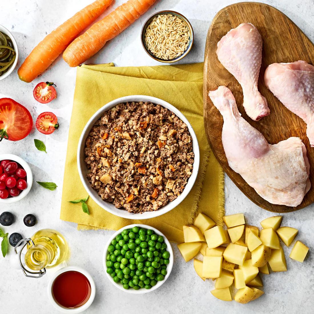 Naturo Chicken with Rice & Vegetables Wet Dog Food for Adult Dogs, 400g