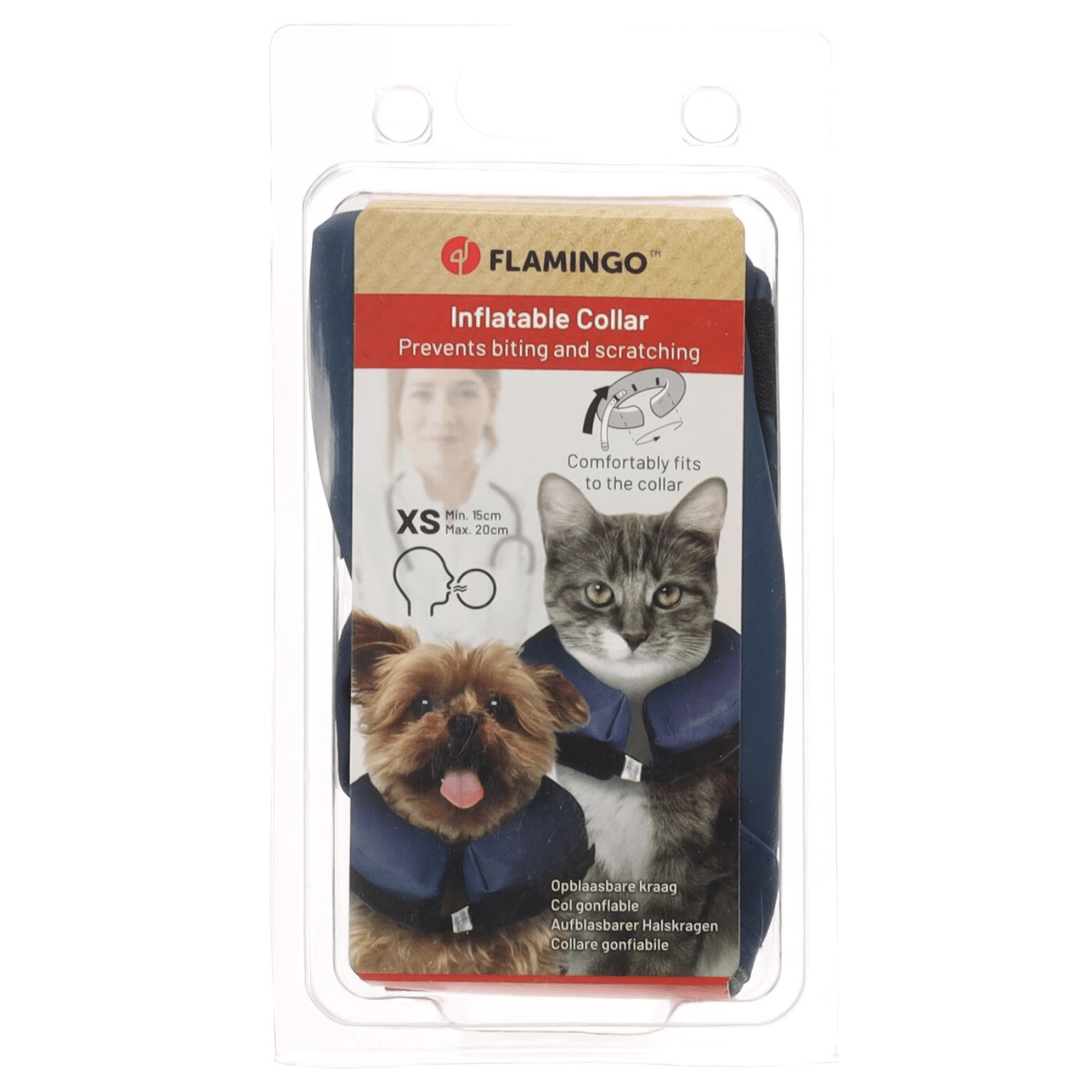 Flamingo Inflatable Protective Dog Collar