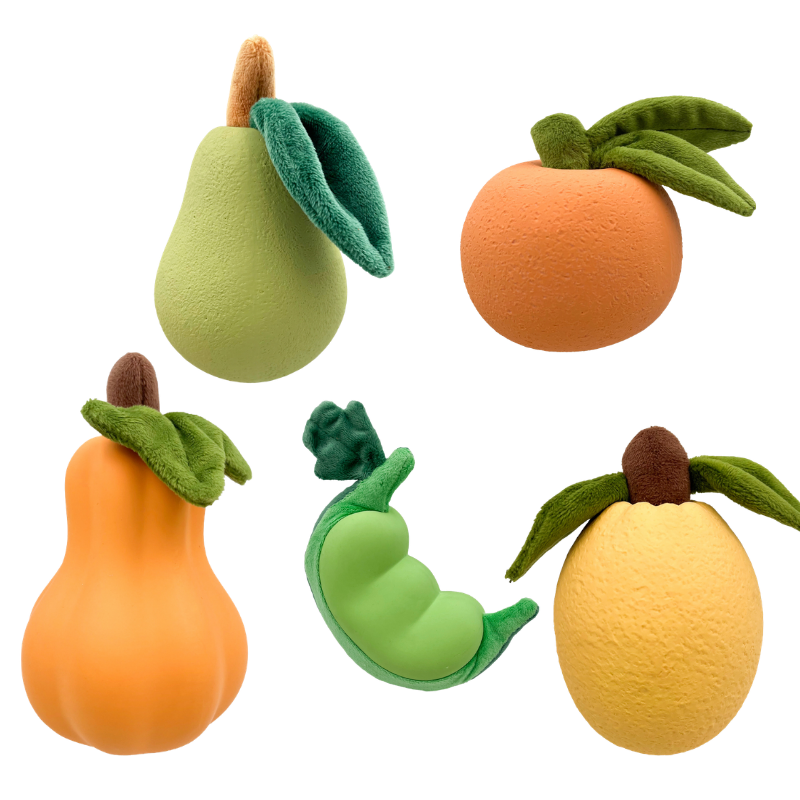 Hem & Boo Fruit Latex Dog Toy