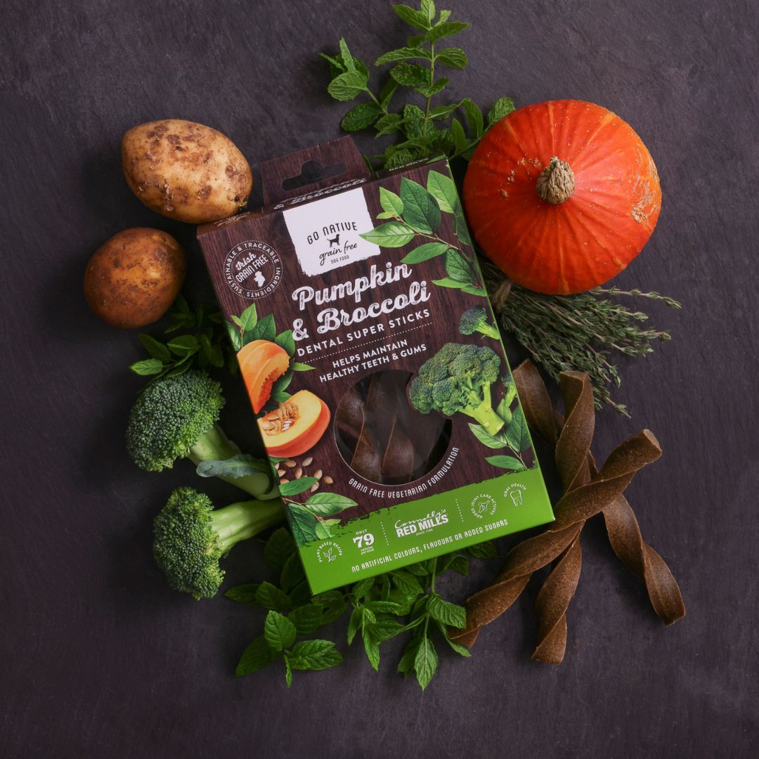 Red Mills Go Native Pumpkin & Broccoli Dental Super Sticks, 150g
