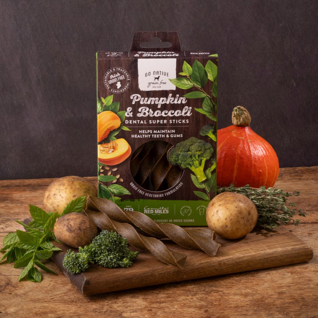 Red Mills Go Native Pumpkin & Broccoli Dental Super Sticks, 150g