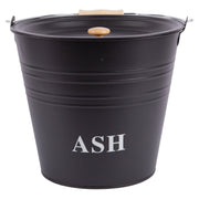 Blackspur 12L Black Ash Bucket with Lid