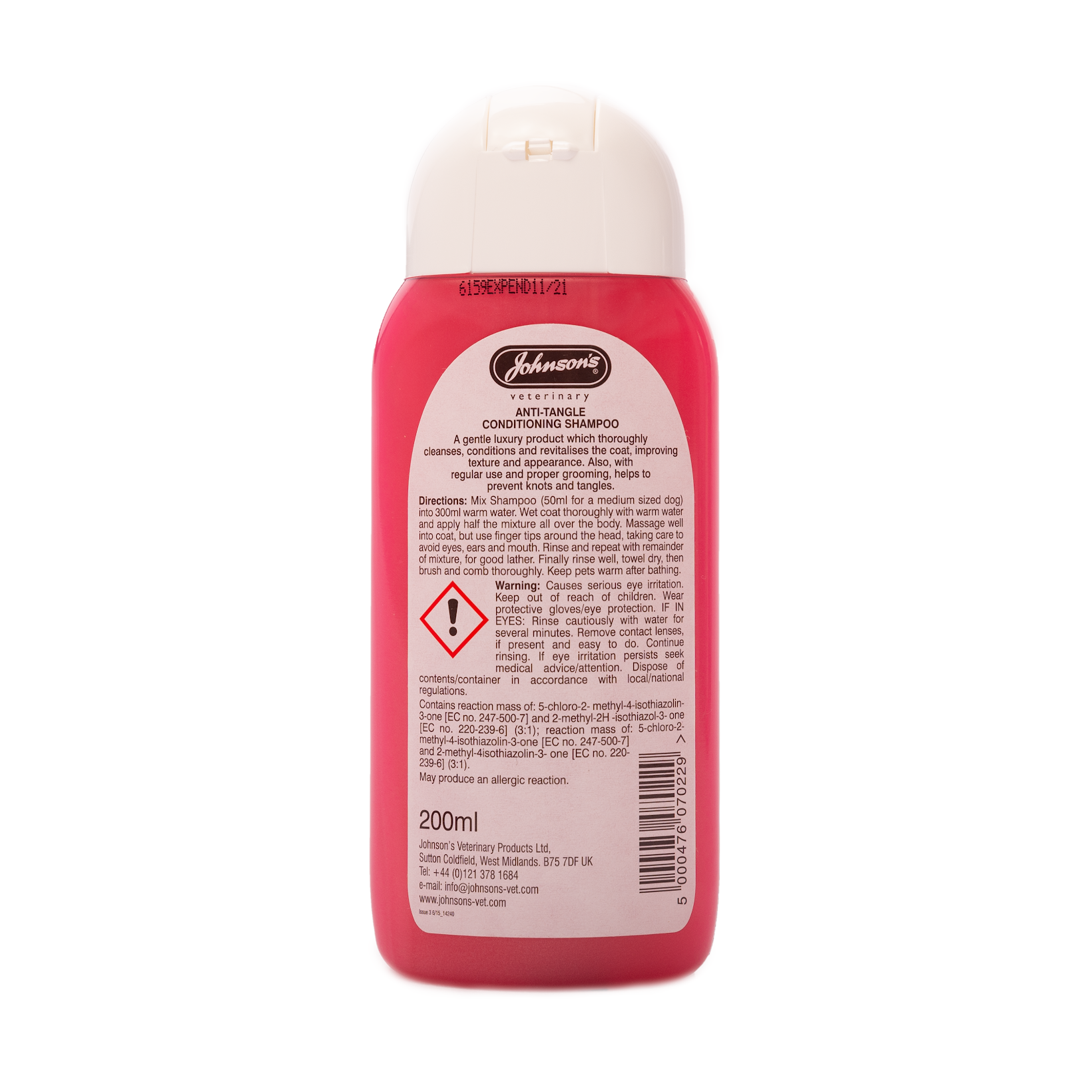 Johnson's Anti-Tangle Conditioning Shampoo, 200ml