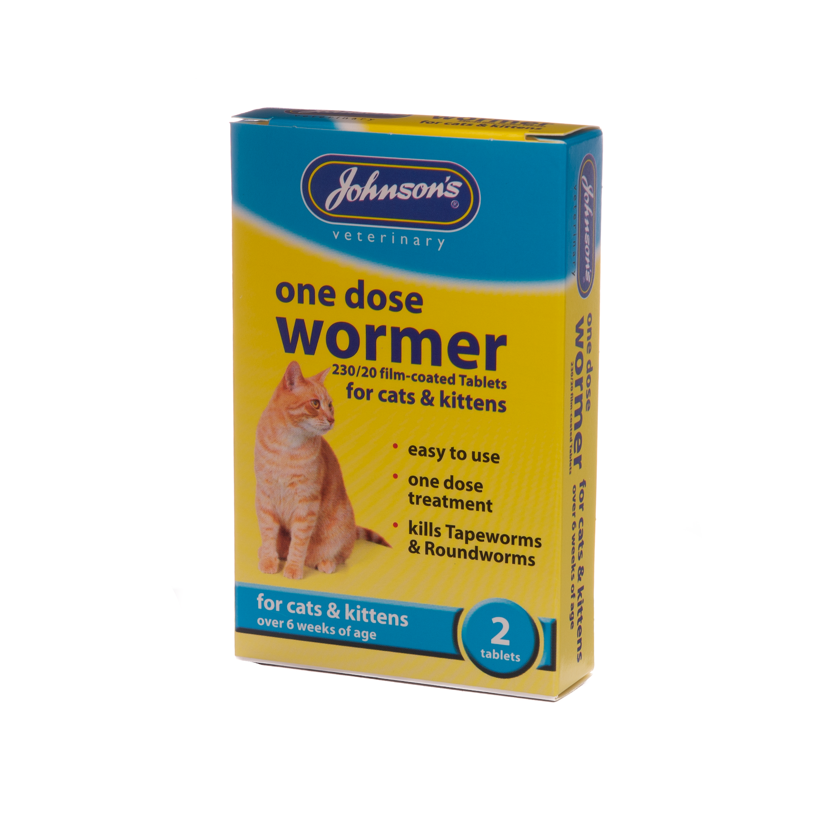 Johnson's One Dose Wormer for Cats and Kittens