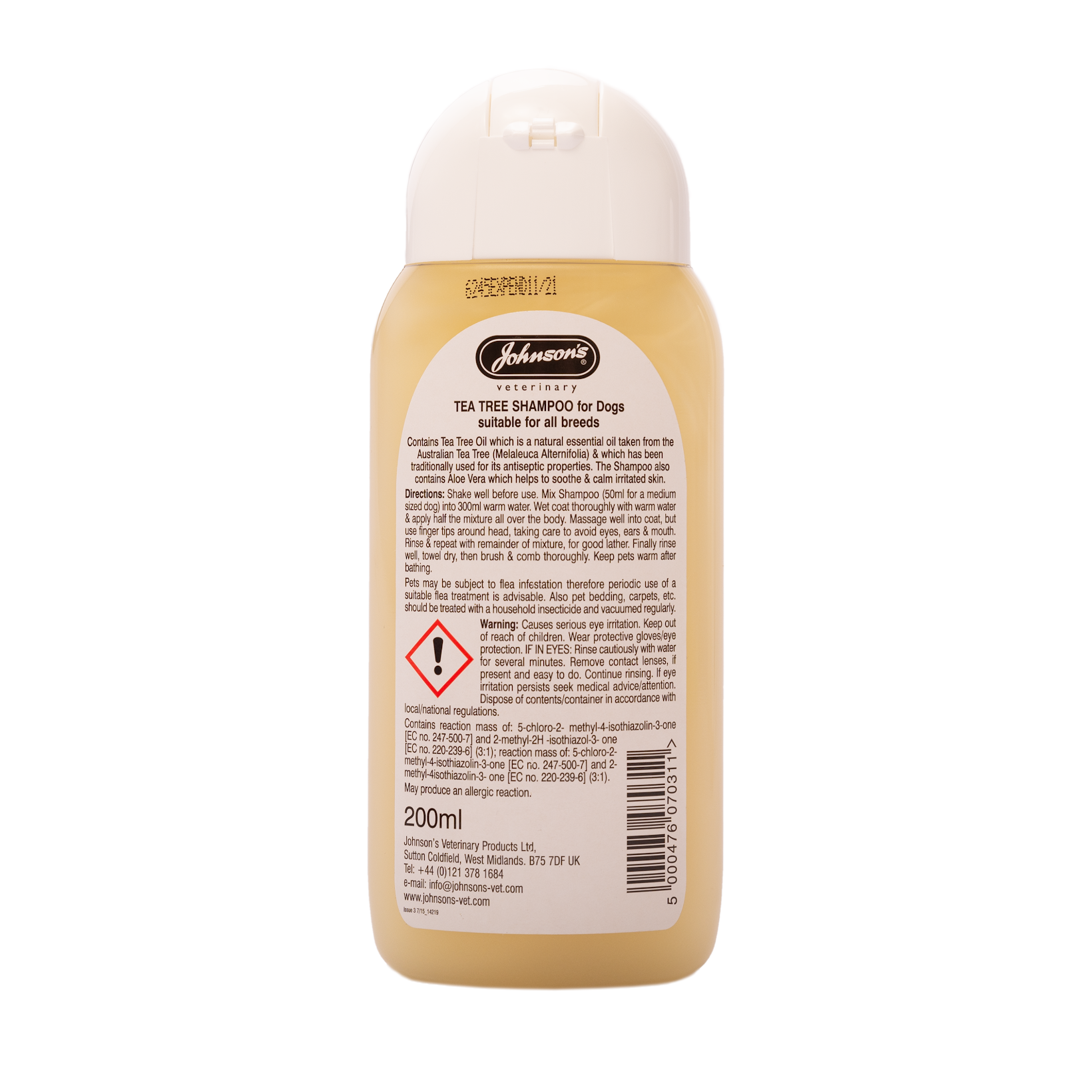 Johnson's Tea Tree Shampoo, 200ml