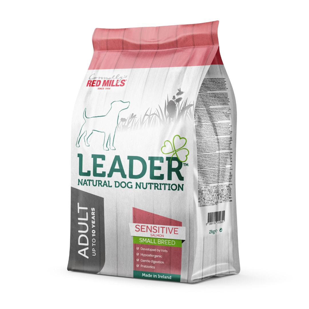 Red Mills Leader Sensitive Salmon Dry Dog Food for Small Breed Adult Dogs, 2kg