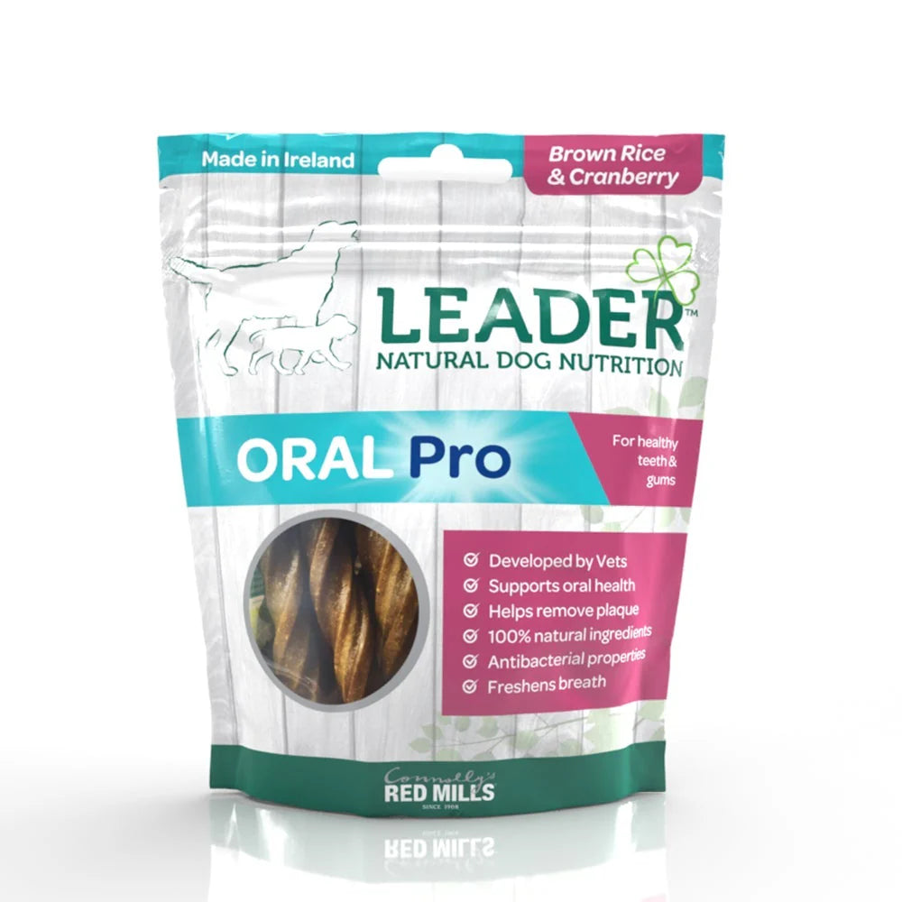 Red Mills Leader Oral Pro Brown Rice and Cranberry Dog Dental Sticks
