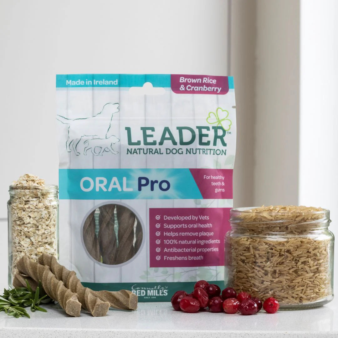 Red Mills Leader Oral Pro Brown Rice and Cranberry Dog Dental Sticks