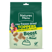 Natures Menu Lamb Raw Freeze Dried Topper, 40g