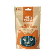 Misty & Bluey Chicken Creamies Sticks Cat Treats, 75g
