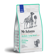 McAdams Sensitive Turkey Dry Dog Food for Medium/Large Breed Adult Dogs, 2kg