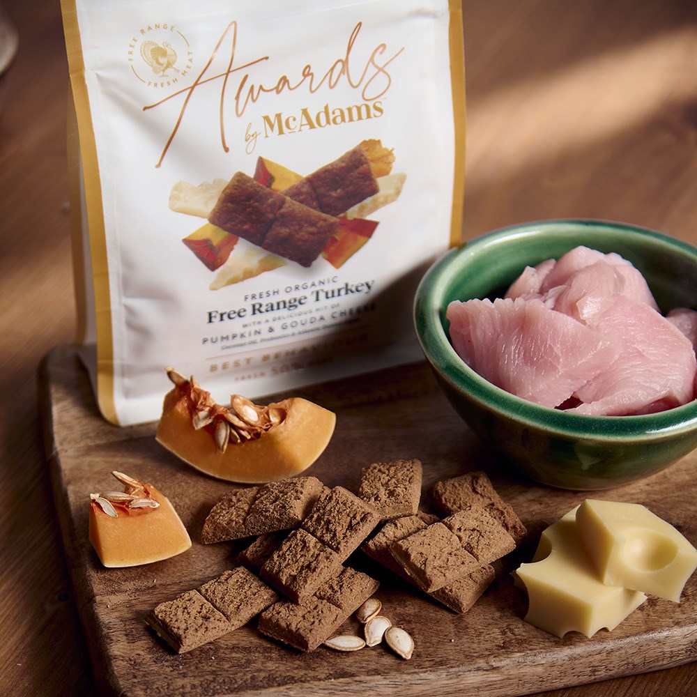 McAdams Best Behaviour Free Range Turkey with Pumpkin & Gouda Cheese Dog Treats
