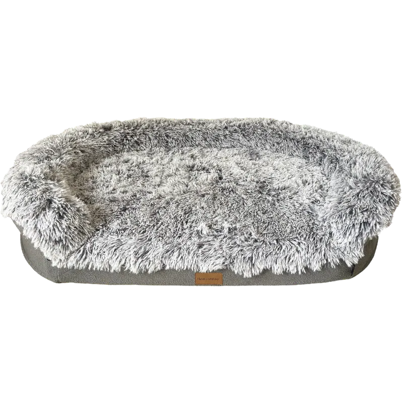 Hem & Boo Grey Orthopaedic Memory Foam Dog Bed